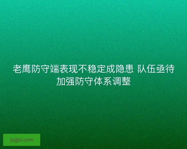 老鹰防守端表现不稳定成隐患 队伍亟待加强防守体系调整